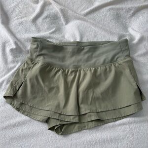 Olive Green Women's Shorts